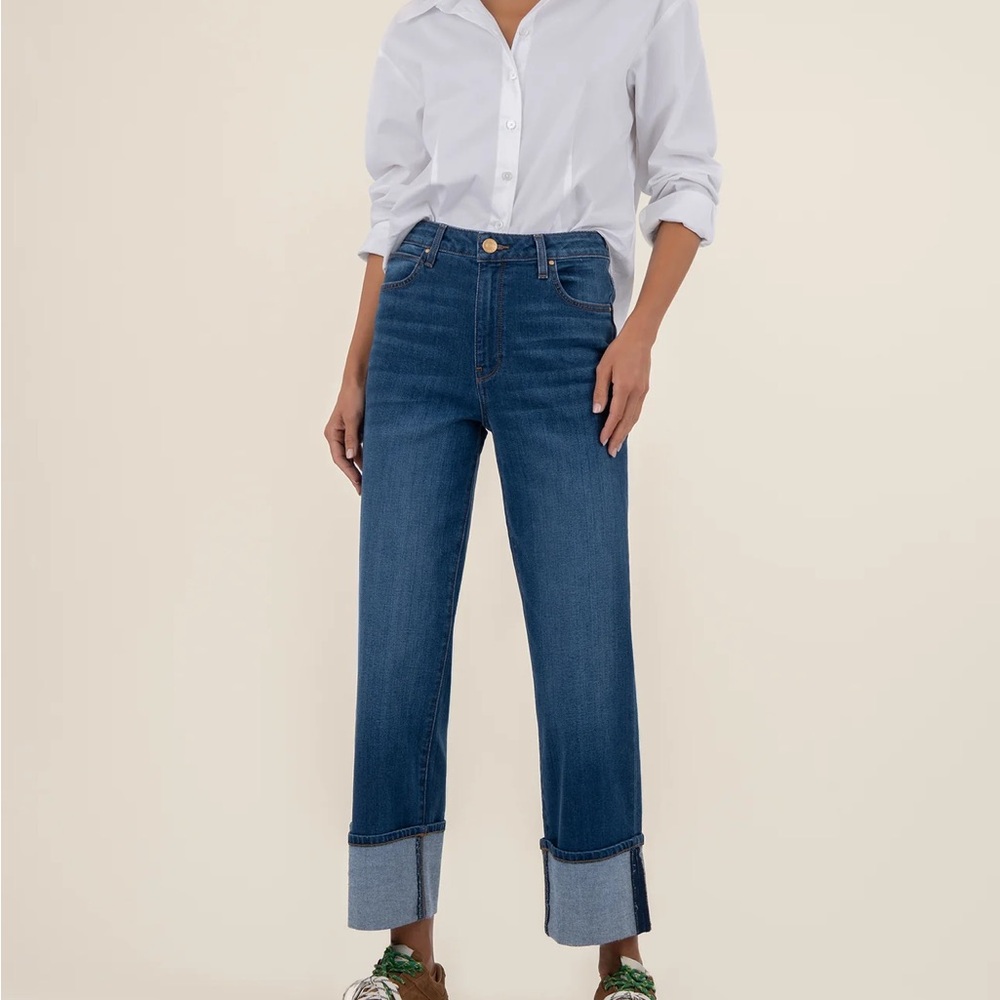 Kut from the Kloth Blue Straight Leg Jeans